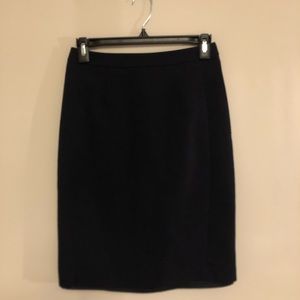 Jacob Navy Blue Pencil Skirt